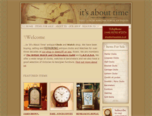 Tablet Screenshot of antiqueclock.co.uk